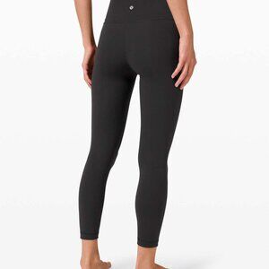 lululemon black leggings size four 4 28” inseam